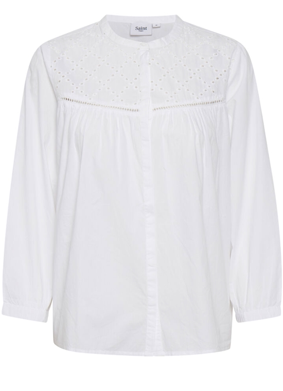 Saint Tropez Bluse - GleniaSZ Shirt, Bright White