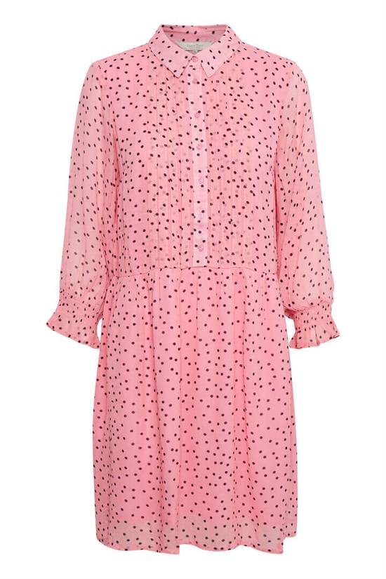 Part Two Kjole - HelfredPW Dress, Floating Dot Sea Pink