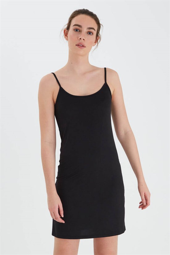 ICHI Strop kjole - IAluisa Slip Dress, Black