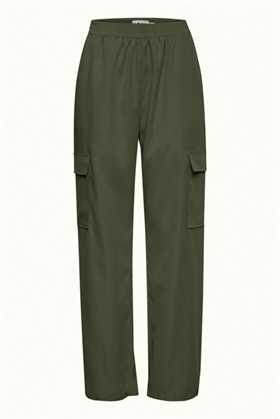 ICHI Bukser - IXKECIA Pants, Dark Green