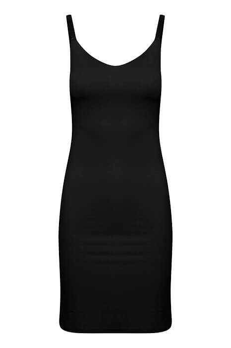 ICHI Kjole - IASIV SLIP DRESS, Black