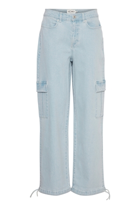 ICHI Jeans - IHCarley Pants, Light Blue Washed 