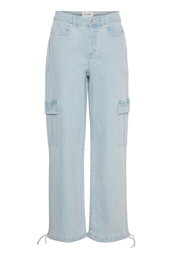 ICHI Jeans - IHCarley Pants, Light Blue Washed 