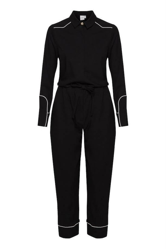 ICHI Buksedragt - IHBRIF jumpsuit, Black