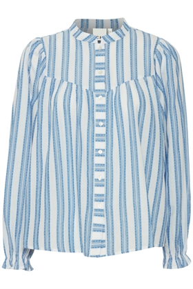 ICHI Skjorte - IHEzomo SH, Palace Blue Stripe