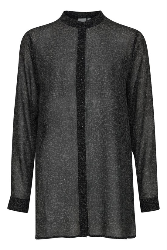 ICHI Bluse -IHFaunia Shirt,Black