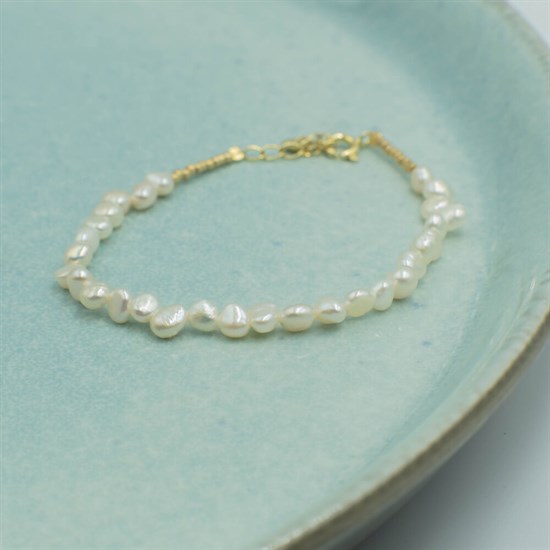Smykish Armbånd - Pearly Bracelet, Hvid 