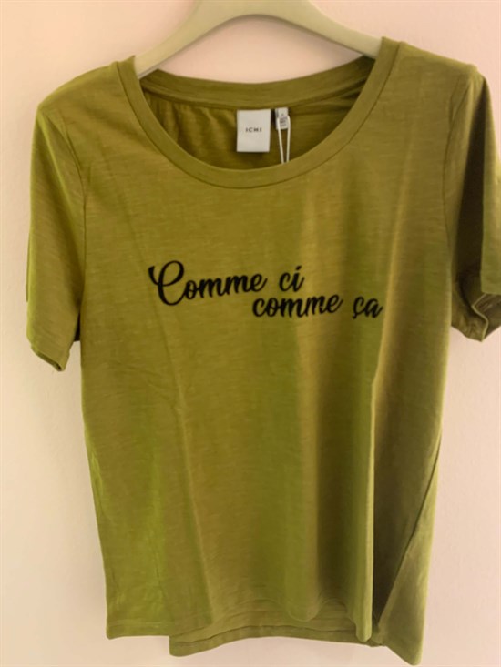 ICHI T-shirt - IHLIBERTE T-shirt, Fir Green 