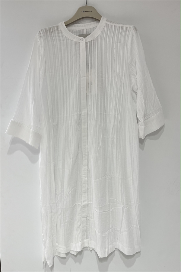My Essential Wardrobe Skjorte - IggyMW Long Shirt, Optical White
