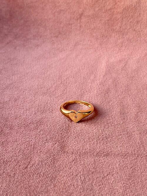Joseph Cph ring - Fine heart ring, gold