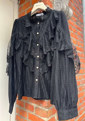 Sirups egne favoritter Skjorte - CHF6704 Lace Shirt, Black