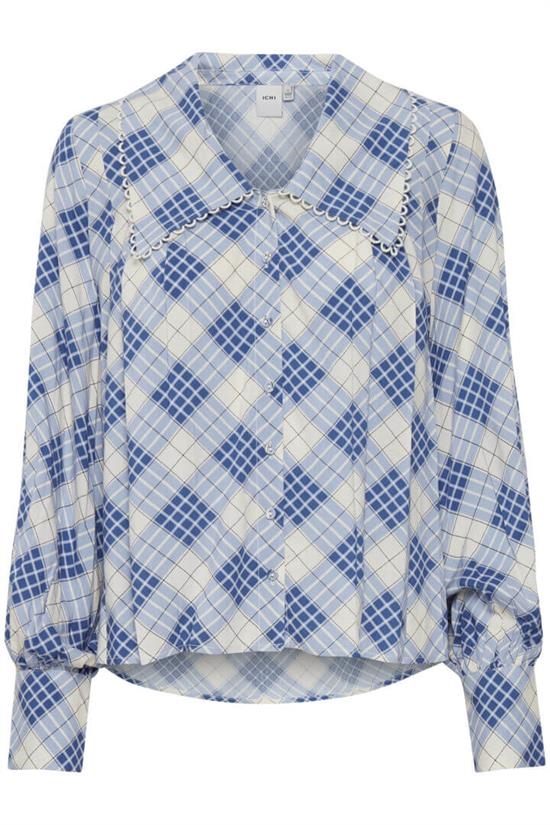 ICHI Skjorte - IHKISSY Shirt, True Blue