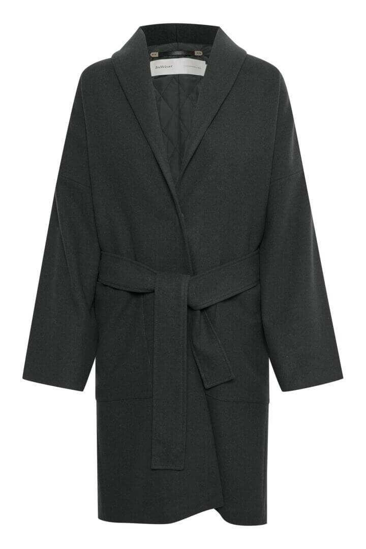 Ny mening fodbold krænkelse InWear Frakke - CiljaIW Robe Coat, Black