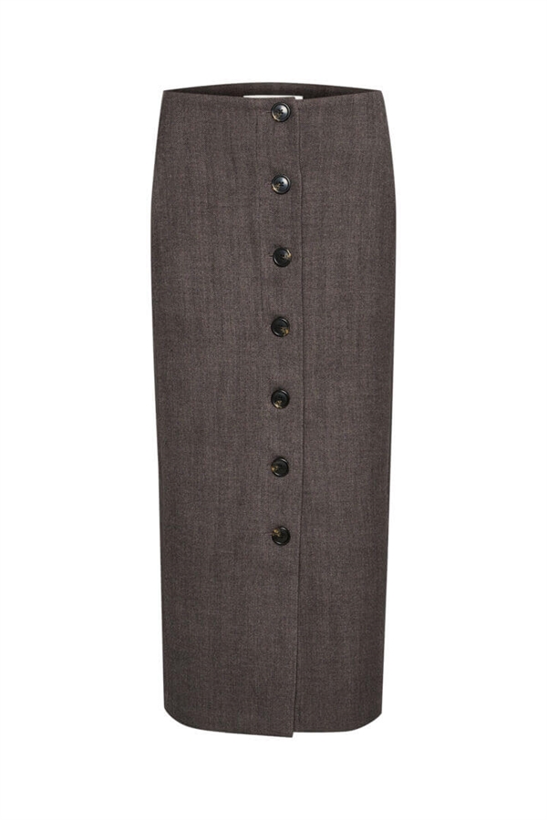 InWear Nederdel - WrenIW Skirt Refined, Brown Melange