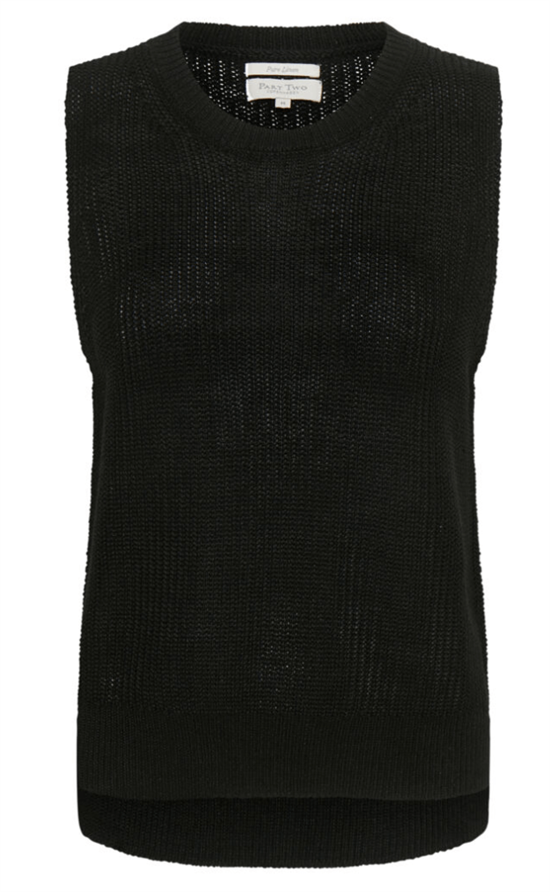 Part Two Vest - IniaPW Pullover, Black