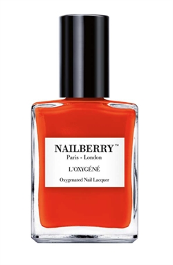 Nailberry Nailpolish - Joyful 15 ml Neglelak, Orange Red