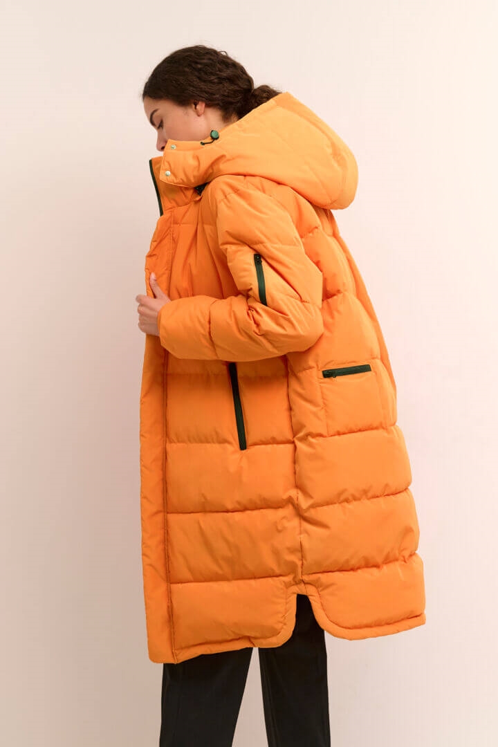 HazeKB Jacket, Jaffa Orange fra Karen By