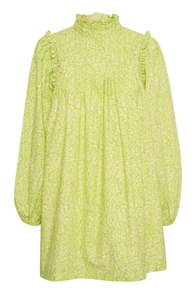 Karen By Simonsen Kjole - HemiliaKB Dress, Lime Flower Lace