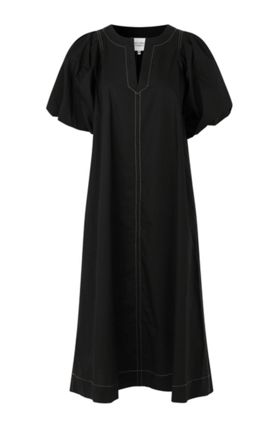 Second Female Kjole - Larkin Maxi Dress, Black