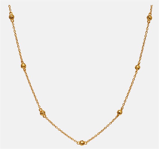 Maanesten Halskæde - Lava Necklace, Gold 