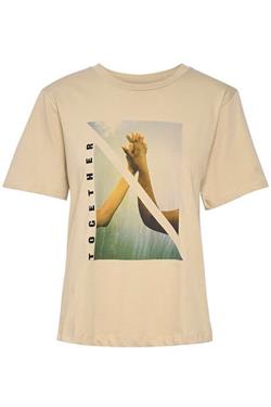Gestuz T-shirt - LokkGZ x gestuz tee, Pure Cashmere