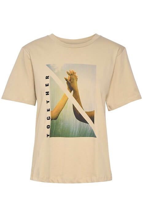 Gestuz T-shirt - LokkGZ x gestuz tee, Pure Cashmere