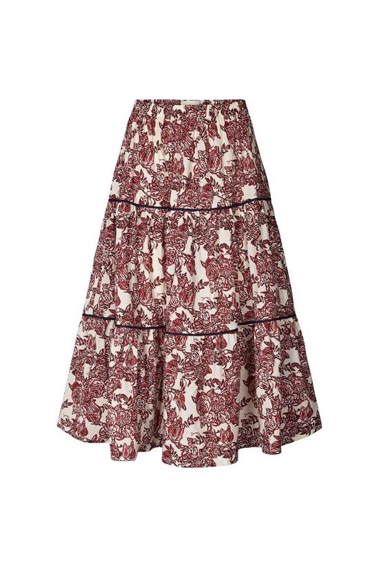 Lollys Laundry Nederdel - Morning Skirt, 30 red