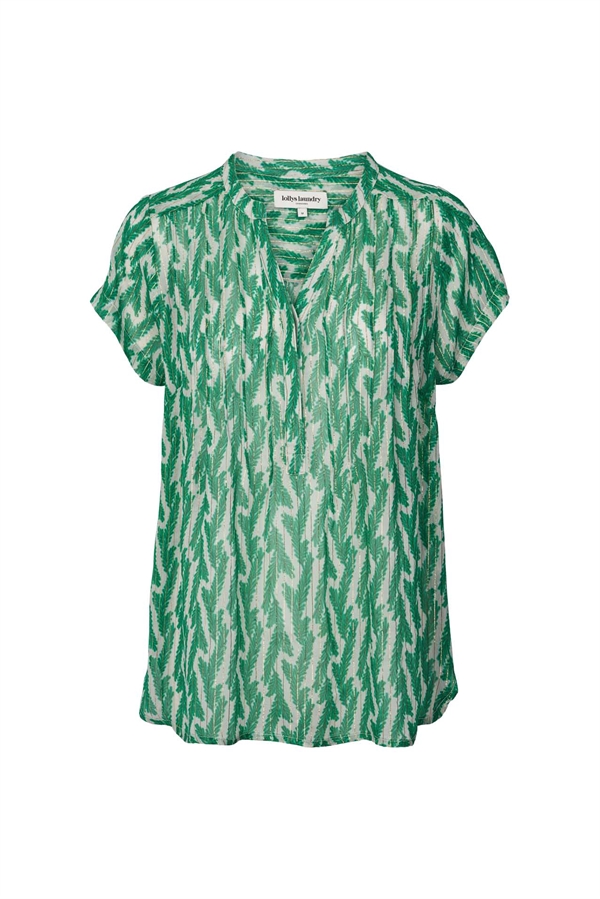 Lollys Laundry Bluse - Heather Top, Green