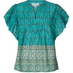 Lollys Laundry Bluse - Isabel Top, Green