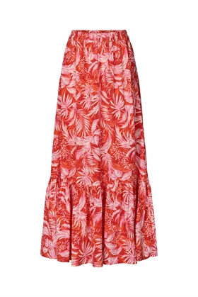 Lollys Laundry Nederdel - Sunset Skirt, 30 Red