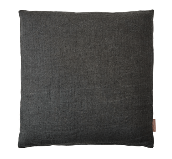 Cosy Living Copenhagen Pude - Luxury Light Linen Cushion, Charcoal