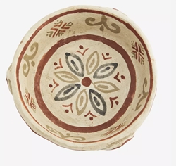 Madam Stoltz Skål - Paper Mache Bowl, Handpainted