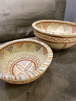 Madam Stoltz Skåle - Paper Mache Bowls, Handpainted