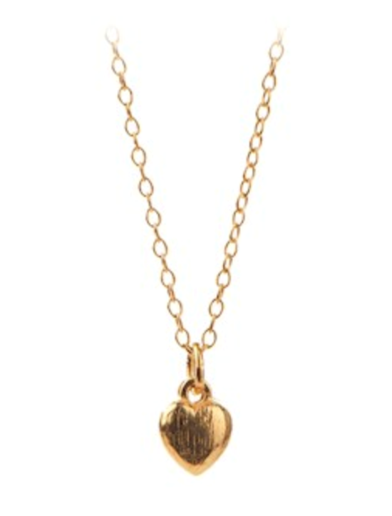 Pernille Corydon Halsk¾de - Mini Heart Necklace, Gold Plated 