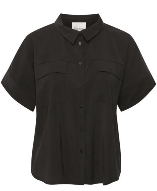 My Essential Wardrobe - MWIris SS Shirt, Black 