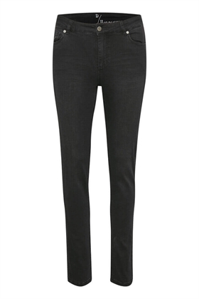 My Essential Wardrobe Jeans - 33 The Celina 100 High Straight, Black Wash