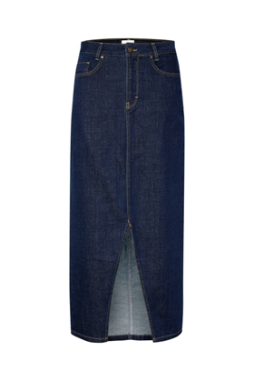 My Essential Wardrobe Nederdel - DekotaMW 121 Skirt, Dark Blue Un-Wash