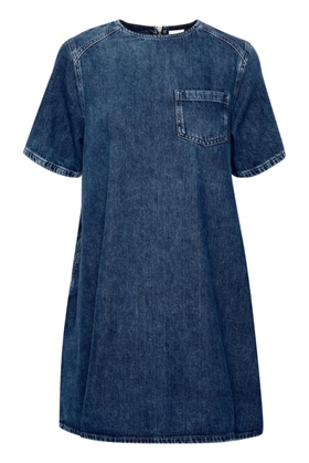 My Essential Wardrobe Denimkjole - MaloMW 143 Short Dress, Medium Blue Wash