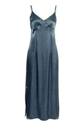My Essential Wardrobe Kjole - SkylerMW Long Dress, Blue Mirage