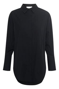 My Essential Wardrobe Skjorte - MWKula Long Shirt, Black