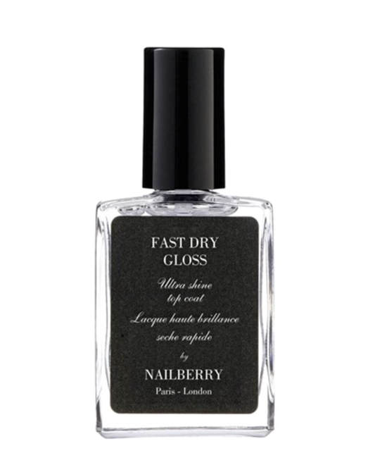 NAILBERRY Neglelak - Nailpolish Fast Dry Gloss Top Coat, 15 ml.