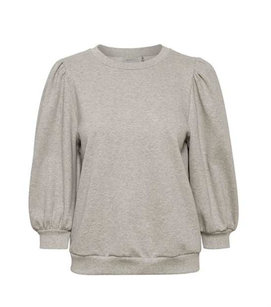 Gestuz Sweat - Nankit Sweatshirt, Grey Melange