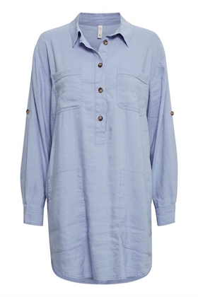 PULZ Skjorte/Kjole - PZLUCA Dress Short, Kentucky Blue