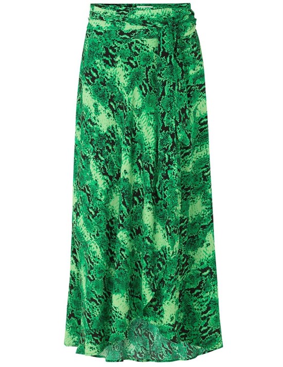 NOTES DU NORD Nederdel - Pacific Skirt, Green Snake