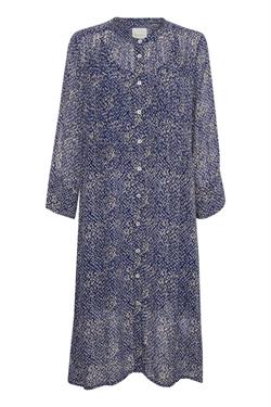 Part Two Kjole - OlivaPW Dress, Blueprint Blurred Dot Print