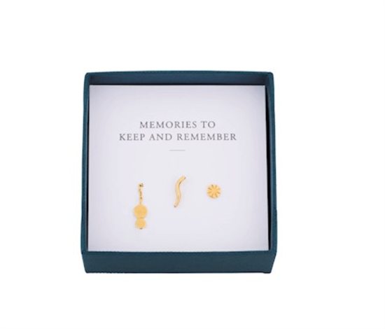Pernille Corydon ¿reringeboks - Spirit Earring Box, Gold Plated 