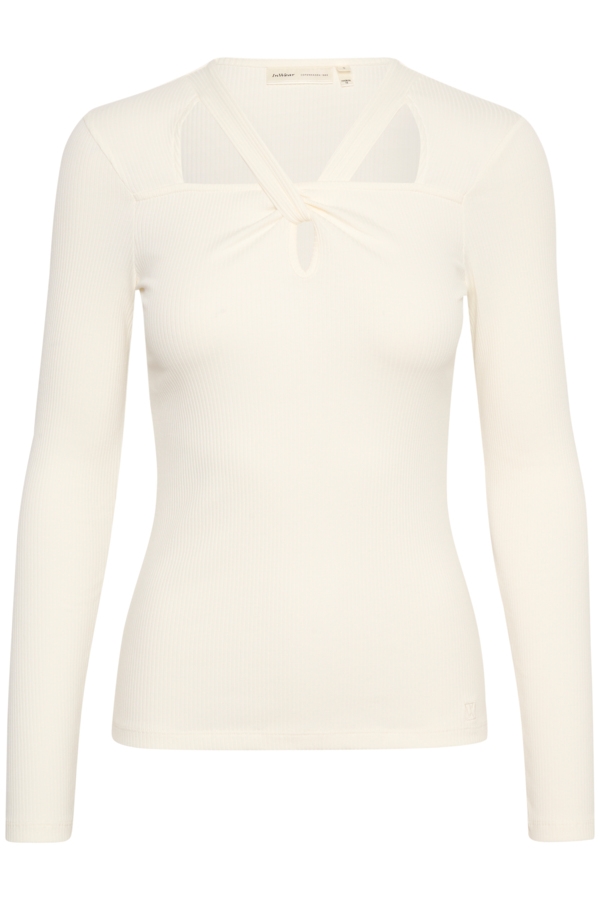InWear Langærmet T-shirt - PukIW Long Sleeve, Whisper White