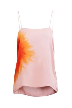 Rabens Saloner Top - NINJA Eclipse String Camisole Top, Pink Coral