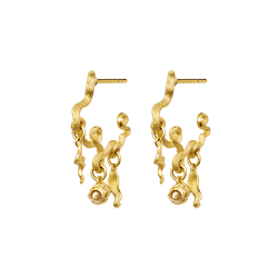 Maanesten Øreringe  - 9750a Rayon Earrings, Gold