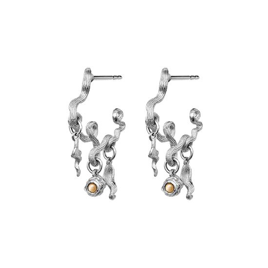 Maanesten Øreringe  - 9750c Rayon Earrings, Silver